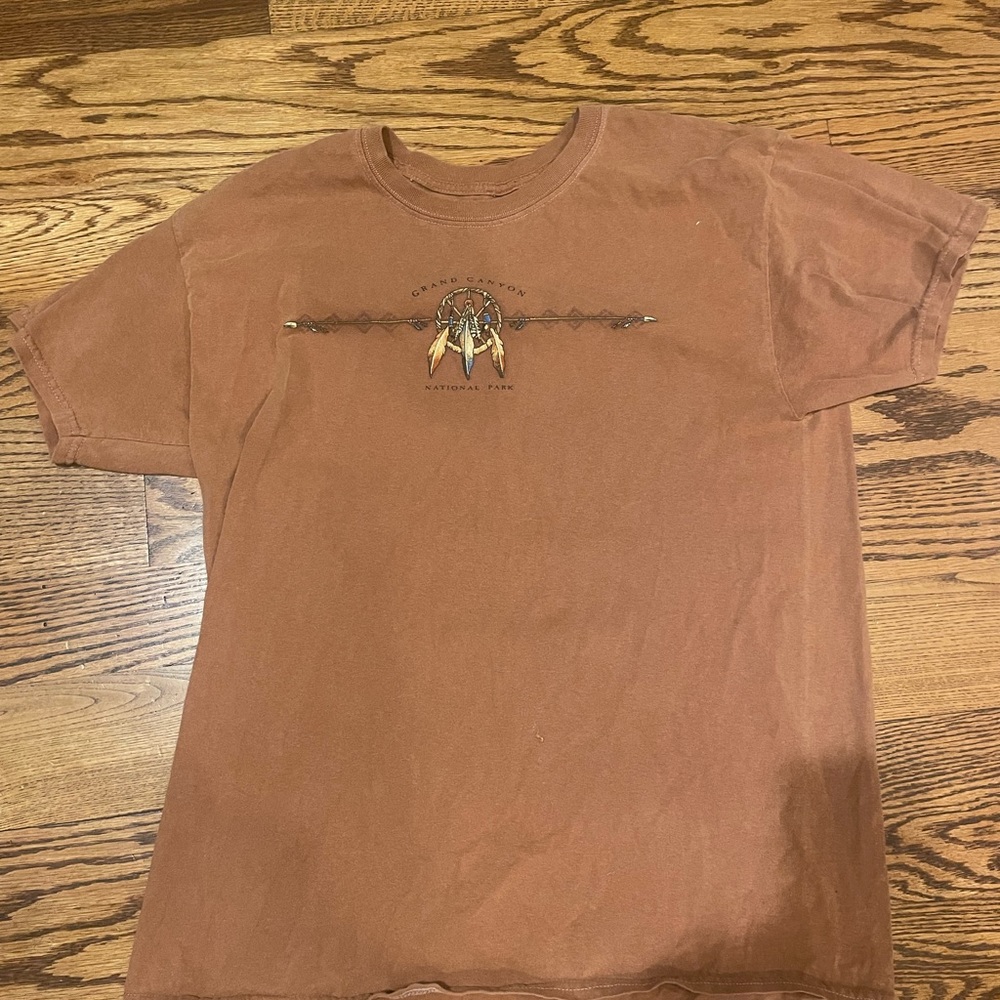 Prairie Mountain Vintage Grand Canyon Graphic Tee Brown Men’s L